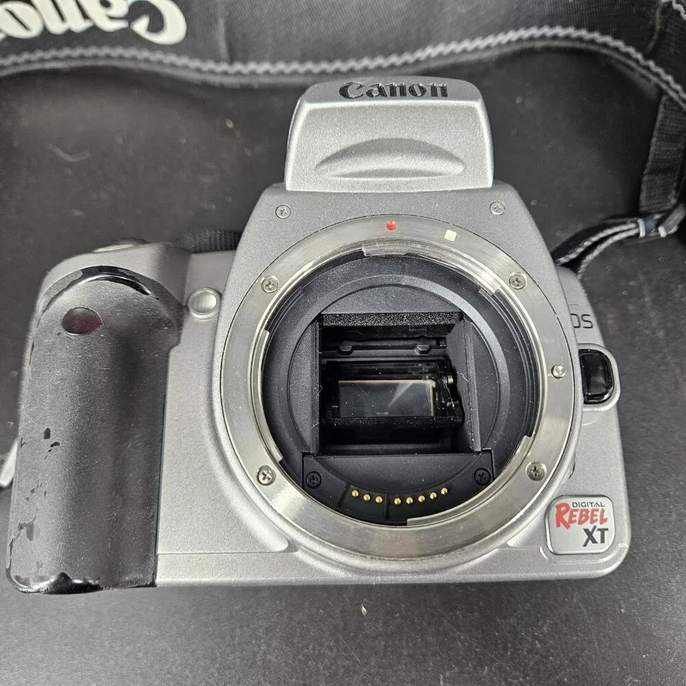 Vintage Canon EOS Digital Rebel XT Camera Body 8MP Made in Japan AS IS Parts Rep